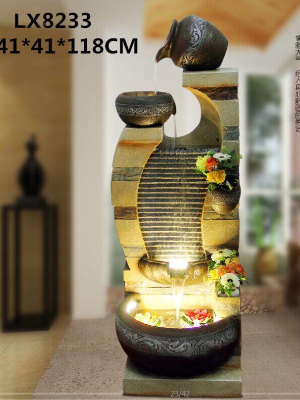 Feng Shui Water Fountain Lx8233 Home Office Interior Deco
