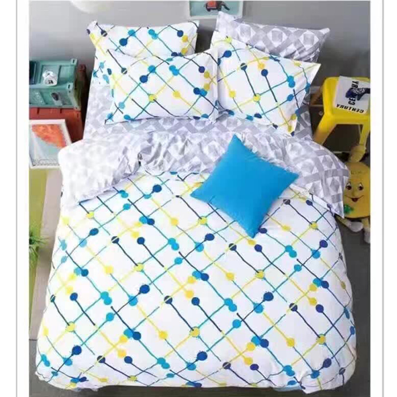6 in 1 set 800tc light yellow quote bedding bed sheet queen king size light yellow bed sheets