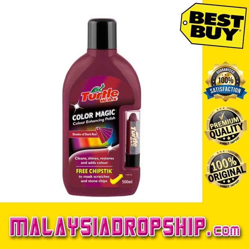 (ORIGINAL) TURTLE WAX COLOR MAGIC PLUS DARK RED